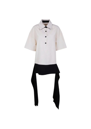ENTIRE STUDIOS buttoned tie shirt - Neutrals