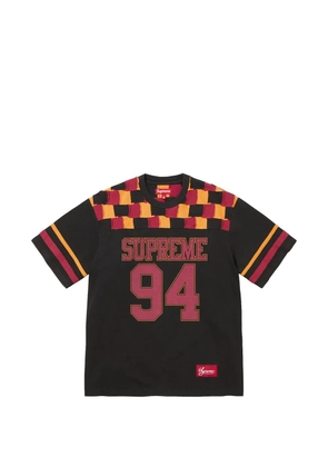 Supreme Patchwork Yoke Football T-shirt - Black