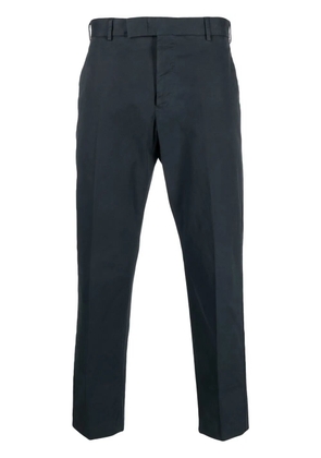 PT Torino feather-detail chino trousers - Blue