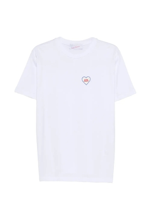 Giada Benincasa heart-embroidered T-shirt - White