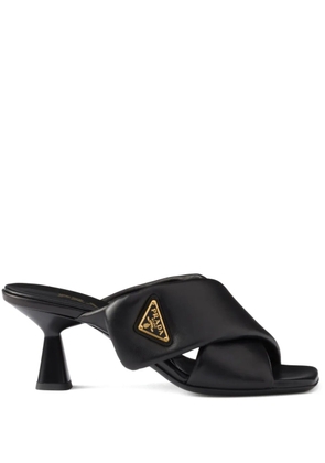 Prada padded sandals - Black