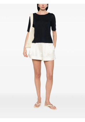 base crew-neck T-shirt - Blue