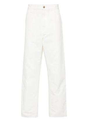 Carhartt WIP Simple organic cotton trousers - White
