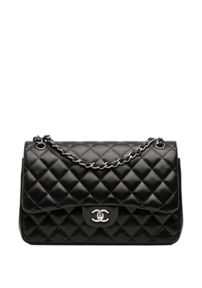 CHANEL Pre-Owned 2012 Jumbo Classic Lambskin Double Flap shoulder bag - Black