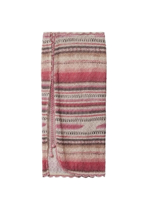 ISABEL MARANT Noryane midi skirt - Pink