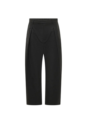 MORDECAI sartorial pleated trousers - Black