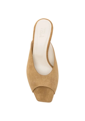 Tela square-toe sandals - Neutrals