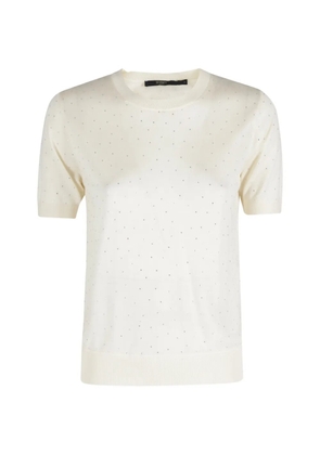 Seventy embellished T-shirt - Neutrals
