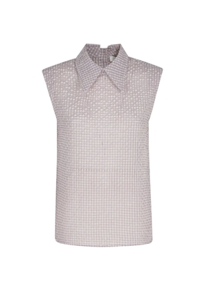 Tela Oslo checked top - Purple