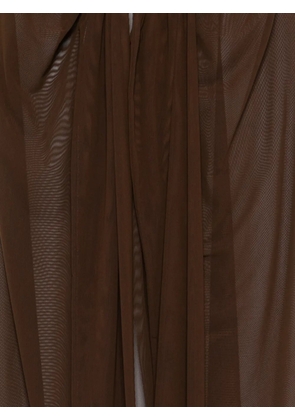 Fisico ring-detail sarong - Brown