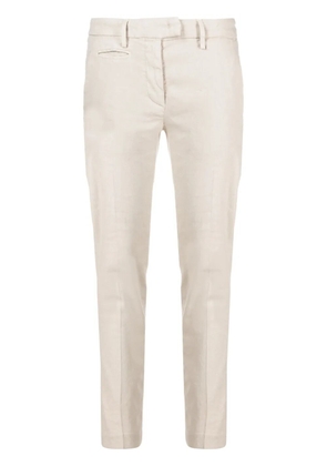 DONDUP slim cropped trousers - Neutrals