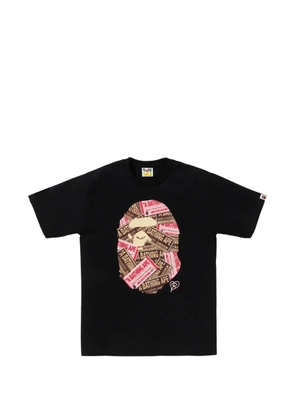 A BATHING APE® printed T-shirt - Black