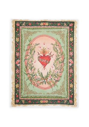 Faliero Sarti Heart scarf - Green
