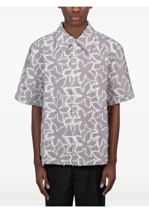 Séfr striped dayot shirt - Grey