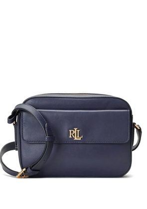 Lauren Ralph Lauren logo-plaque satchel bag - Blue