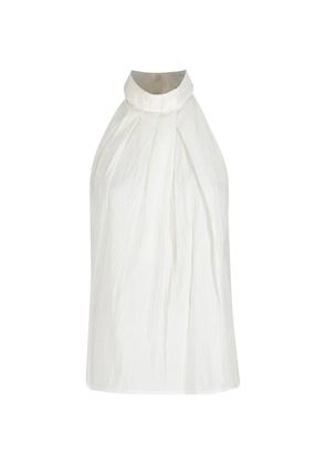 Tela Inca halte-neck sleeveless top - White