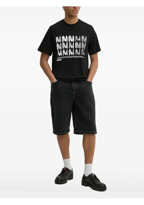MSGM graphic-print T-shirt - Black