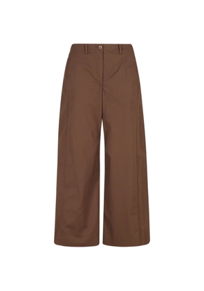Seventy buttoned culottes trousers - Brown