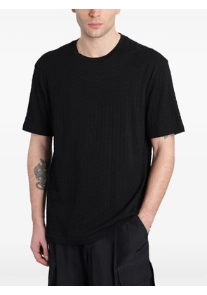 Giorgio Armani textured T-shirt - Black