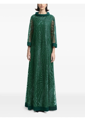 Gemy Maalouf beaded maxi dress - Green