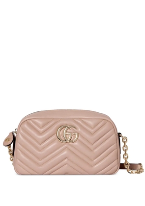 Gucci small GG Marmont chevron shoulder bag - Pink