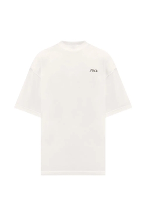 VETEMENTS oversize graphic-print T-shirt - Neutrals