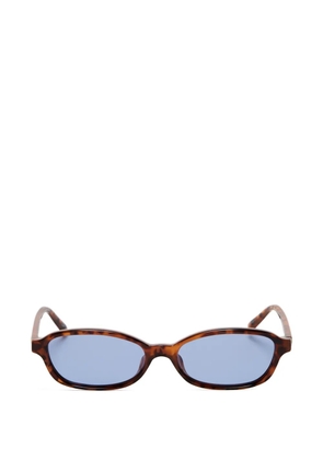 Le Specs Honey Pot tortoise oval-frame sunglasses - Brown