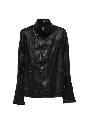 Isaac Sellam Experience zip-up leather jacket - Black