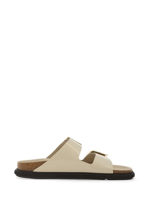 Birkenstock buckle arizona leather sneakers - Neutrals
