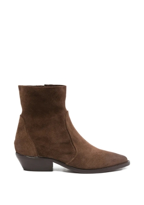Julie Dee zipped ankle boots - Brown