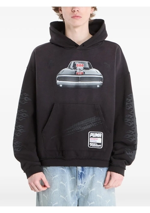 PUMA x Fast & Furious graphic-print hoodie - Black