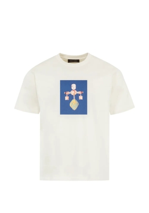 Wales Bonner compass graphic T-shirt - Neutrals