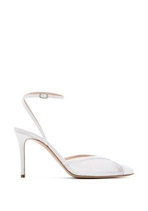 Andrea Wazen Lenny pumps - White