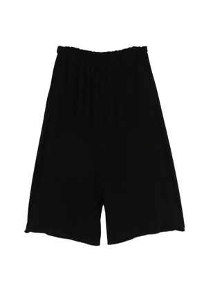 Y's elasticated-waistband trousers - Black