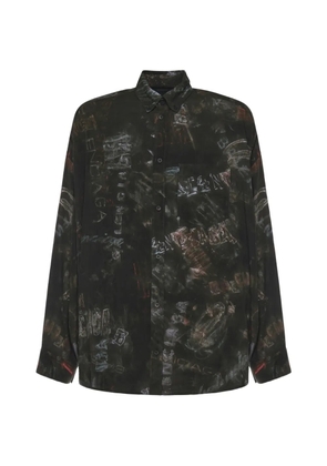 Balenciaga printed shirt - Black