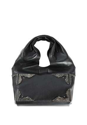 Maison Margiela embellished leather tote bag - Black