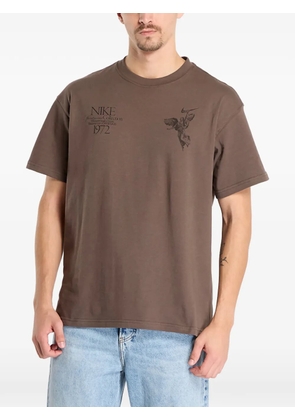 Nike Max90 graphic-print T-shirt - Brown