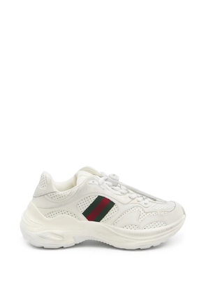 Gucci GG-logo leather sneakers - White