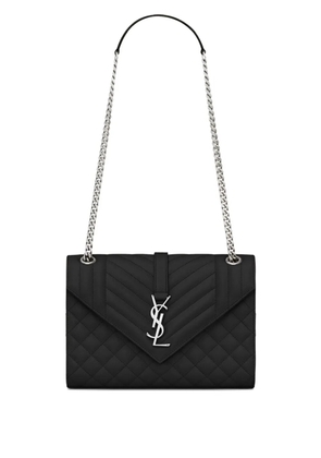 Saint Laurent medium Envelope quilted shoulder bag - Black