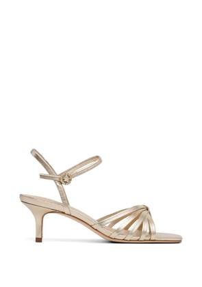 Cinq A Sept Malia metallic heeled sandals - Gold