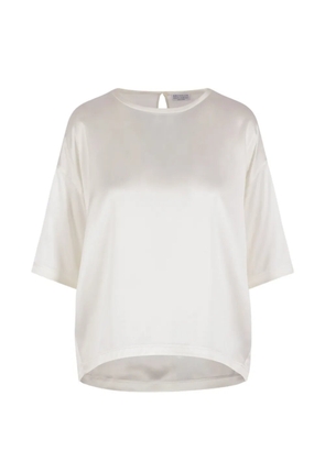 Brunello Cucinelli short-sleeve top - Neutrals