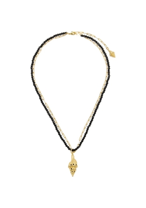 Oceanus shell-motif necklace - Gold