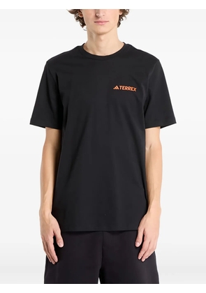 adidas Terrex logo-print T-shirt - Black
