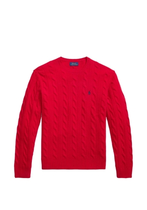 Polo Ralph Lauren cable-knit crew-neck sweater - Red