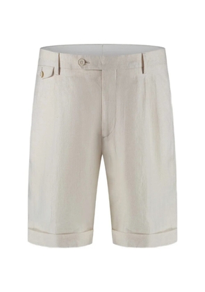 Lardini cuffed shorts - Neutrals