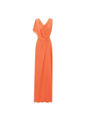 Gemy Maalouf V-back maxi dress - Orange