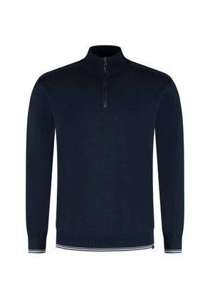 Paul & Shark zip-up striped sweater - Blue