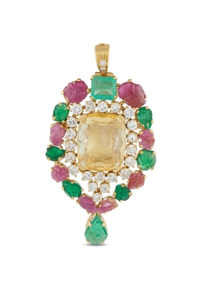 Gazdar diamond brooch - Gold