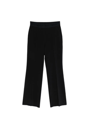 Cambio Ava logo-waistband trousers - Black