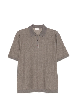 Agnona textured polo shirt - Neutrals